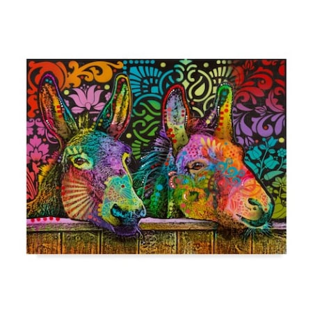 Dean Russo 'Donkeys' Canvas Art,35x47